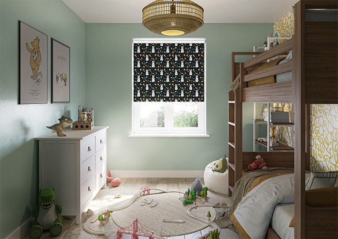 Hop To It, Noir - Twist&Fit Roller Blind - Image 8